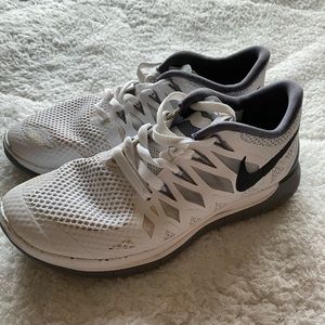 White Nike Running Shoes